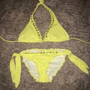 Victoria Secret yellow bikini